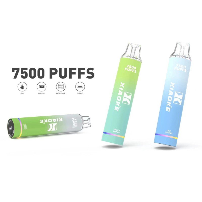 【xiaoke一次性電子菸】梟客 7500口拋棄式電子煙|🔥台灣現貨🔥|大容量
