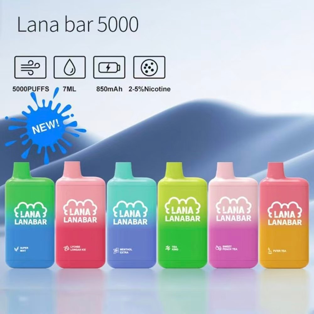 【LANA拋棄式電子煙】LANA5000口 一次性電子菸|大容量|台灣現貨原裝正品