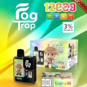 【拉布布系列一次性電子菸】Fog Trap 12000口拋棄式電子煙|10 款口味|8.5ml|1.2Ω輸出