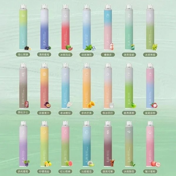 ILIA 4代一次性 | 哩亞拋棄式電子煙6500口【沁甜蜜瓜】台灣現貨 | 可充電:圖片 2