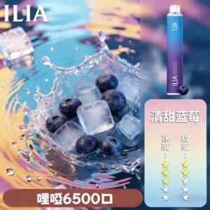 ILIA一次性電子菸口味推薦【清甜藍莓】ILIA拋棄式6500口 | 大容量