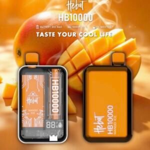HEBAT10000口拋棄式電子煙 | 喜貝一次性電子菸口味推薦【芒果冰】台灣現貨 | 可充電